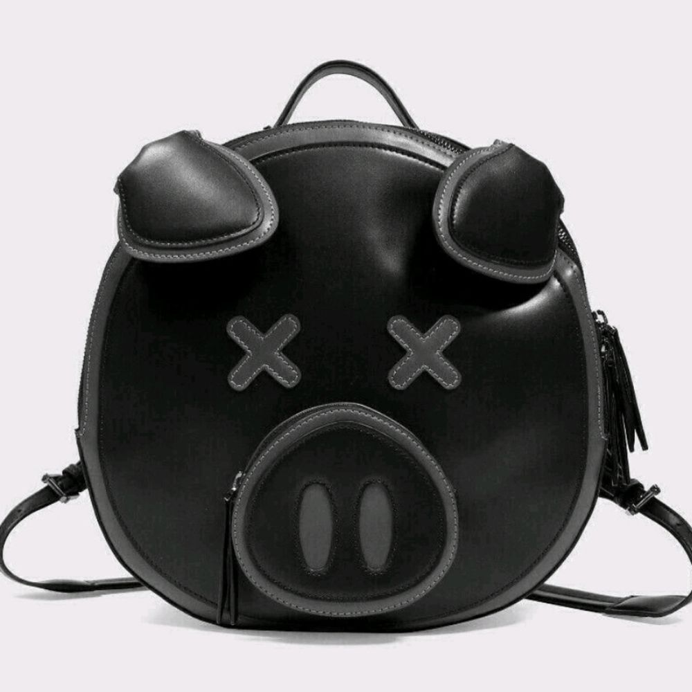 Jeffree Star x Shane Pig Piggy Backpack Black